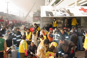 ▲ 올해로 창립 60주년을 맞은 대한적십자사 대구지사는 사랑과 봉사의 이념에 따라 지역민을 위해 헌신적인 봉사활동을 하고 있다. 대한적십자사 대구지사 제공