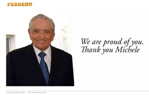 페레로 그룹 홈페이지 캡처