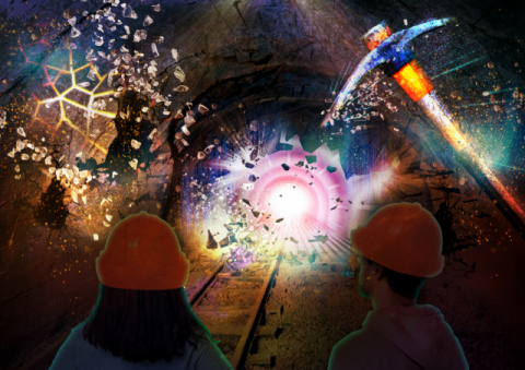 미리보는 문경 은성갱도 가상현실 체험 장면 . 엄청난 진동과 폭파음 등을 체험 하면서 석탄을 캐낸다는 컨셉이다. 문경시 제공