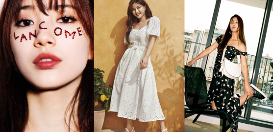 사진제공=(왼쪽부터) 랑콤, H＆M, 나일론