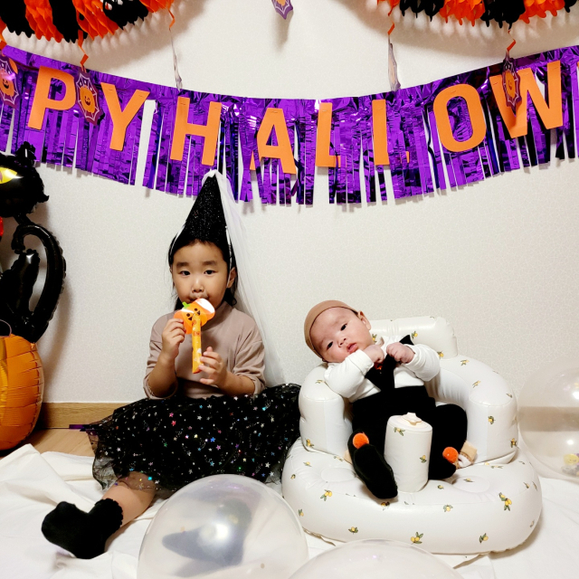 장수혜·이혁주 부부의 첫째 딸 다온(5), 둘째 아들 시원.