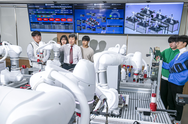 영진전문대 컴퓨터정보계열 AI소프트웨어과의 모습. 영진전문대