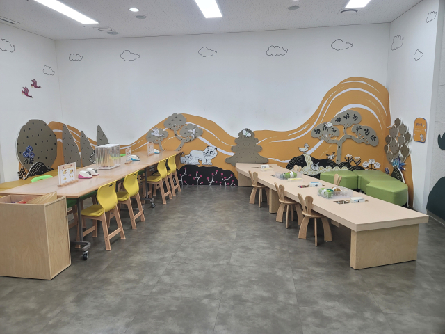 국립대구박물관 해솔관 생각놀이방에 마련된 