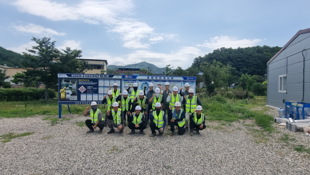 지방하천분야 신속집행에 따른 현장 모습. 경남도 제공